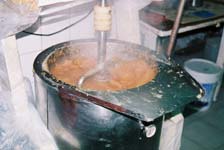 Triturado y confitado