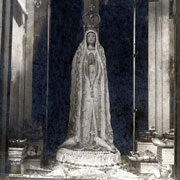 Virgen de F&aacute;tima de mazap&aacute;n